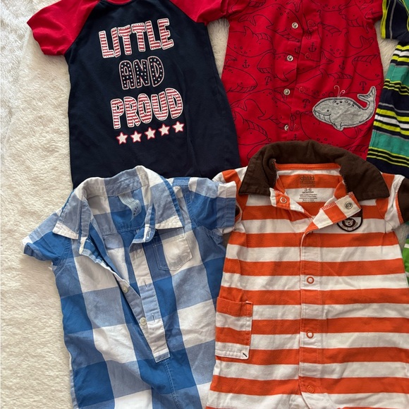8 Assorted Baby Rompers Set - Picture 2 of 8